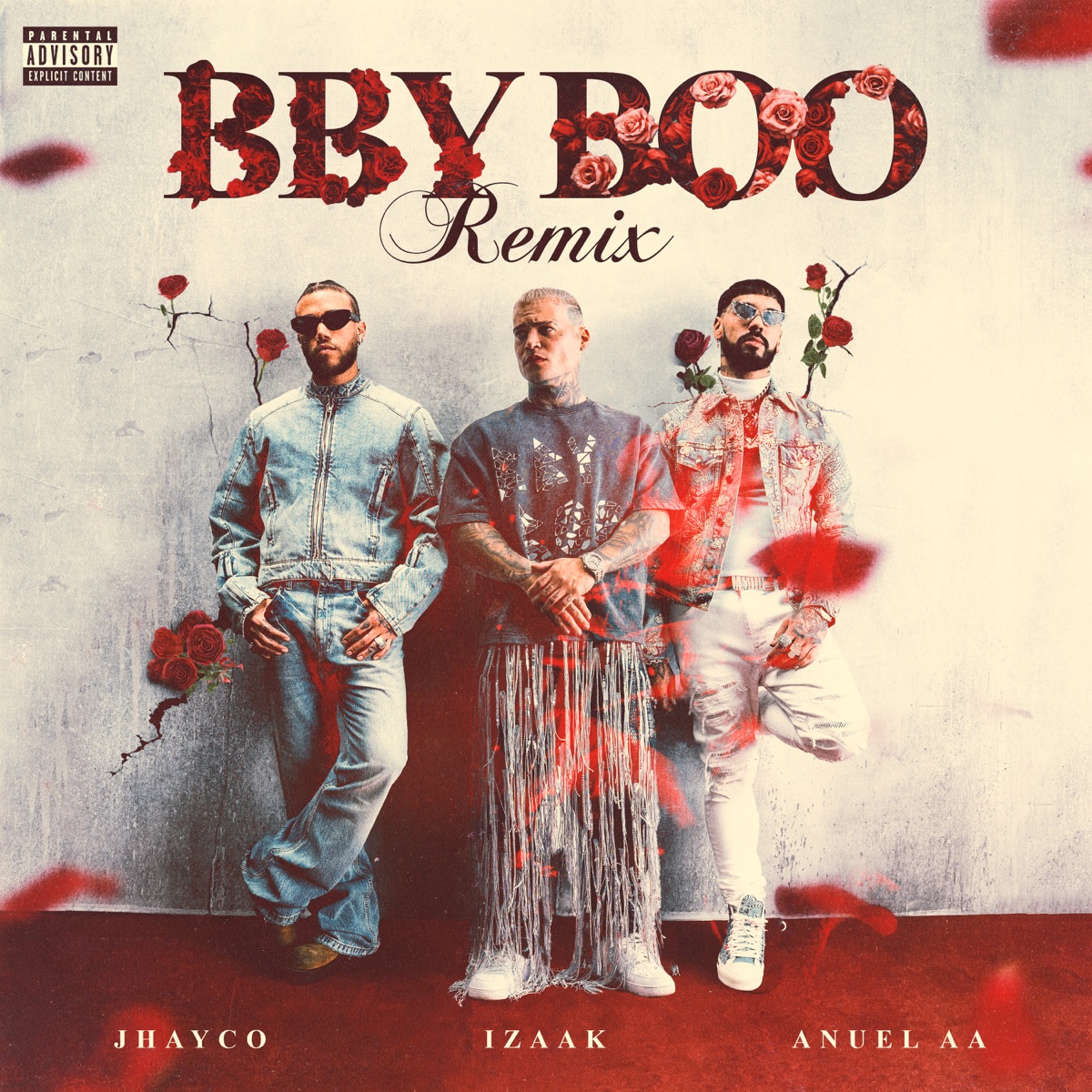 BBY BOO (REMIX) - Single by iZaak, JHAYCO & Anuel AA album cover
