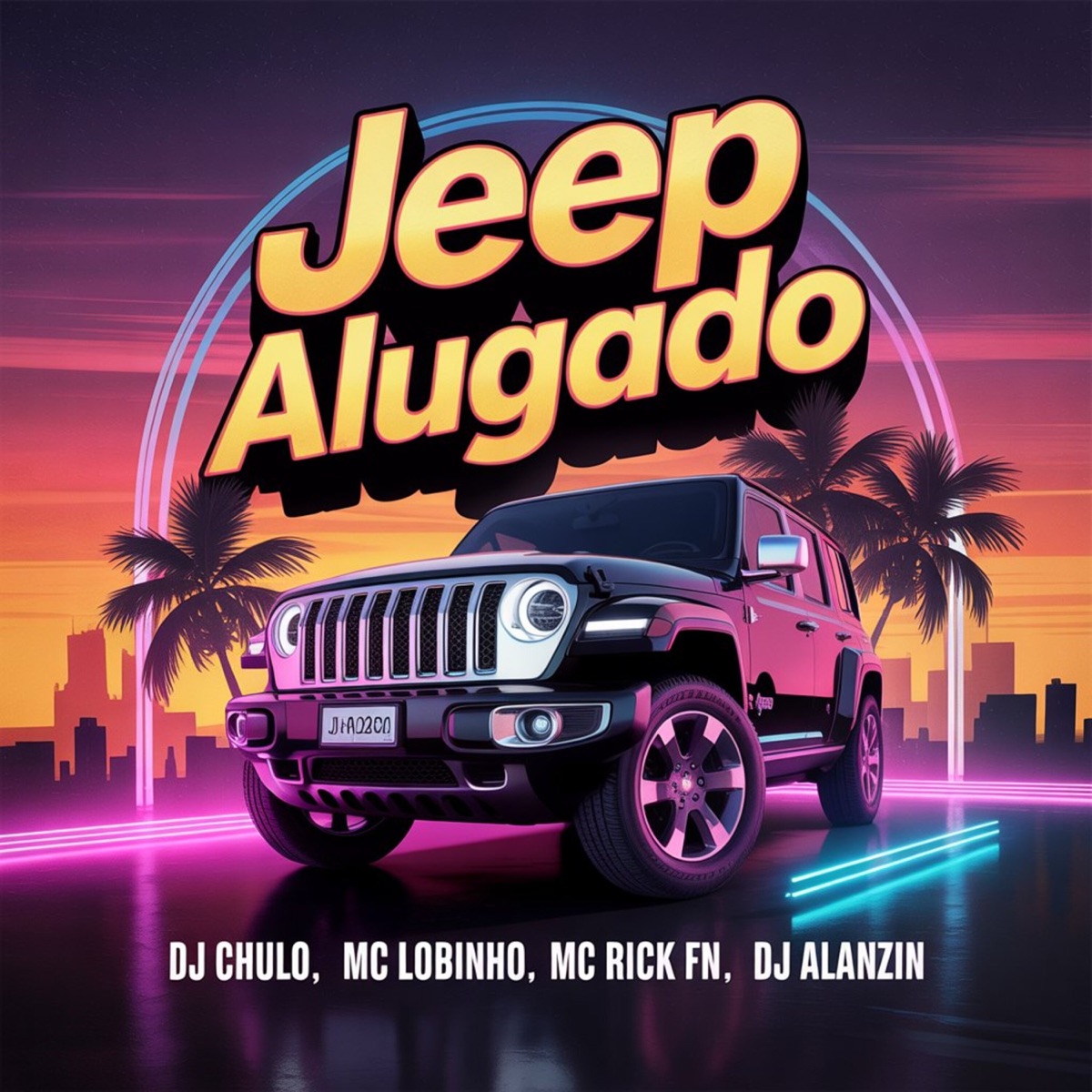 Jeep Alugado - Single by Mc Lobinho, MC RICK FN, Dj Alanzin & Dj Chulo album cover