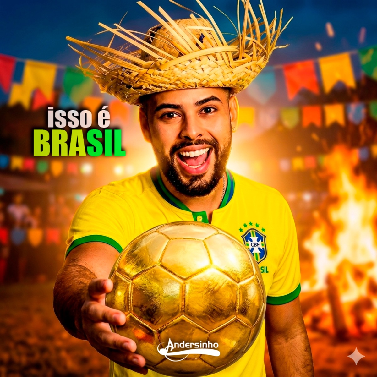 Isso é Brasil - Single by Andersinho album cover