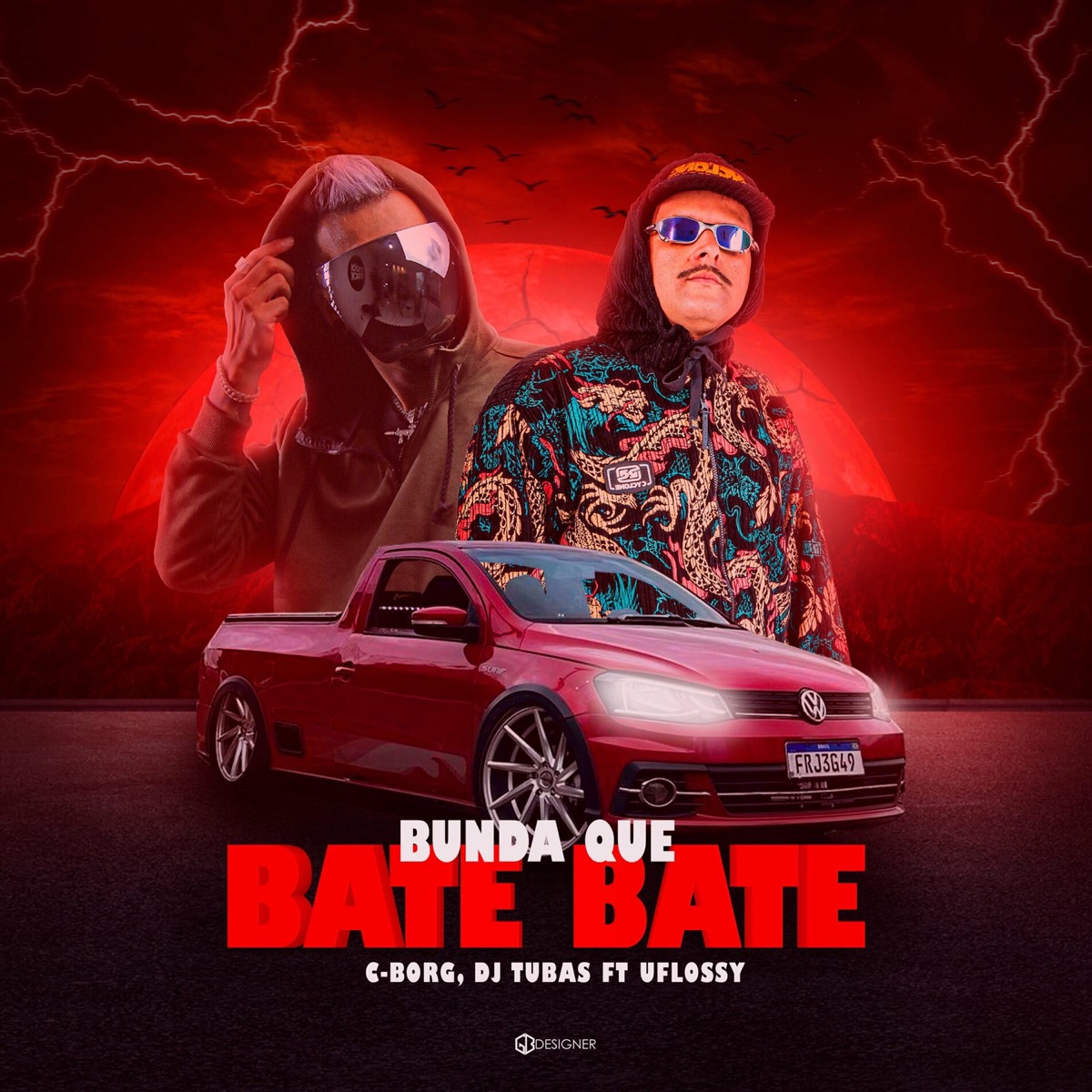Bunda Que Bate Bate (feat. Uflossy) - Single by C-borg & DJ Tubas album cover
