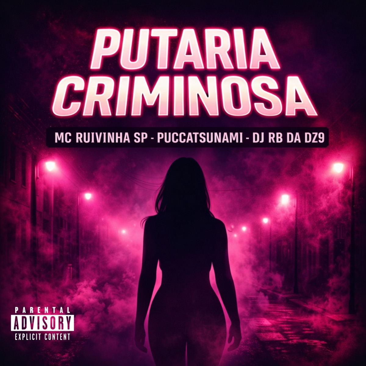Putaria Criminosa - Single by MC Ruivinha SP & Puccatsunami album cover