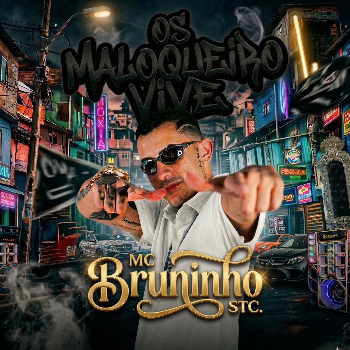 OS Maloqueiro Vive - Single by MC Bruninho Stc album cover