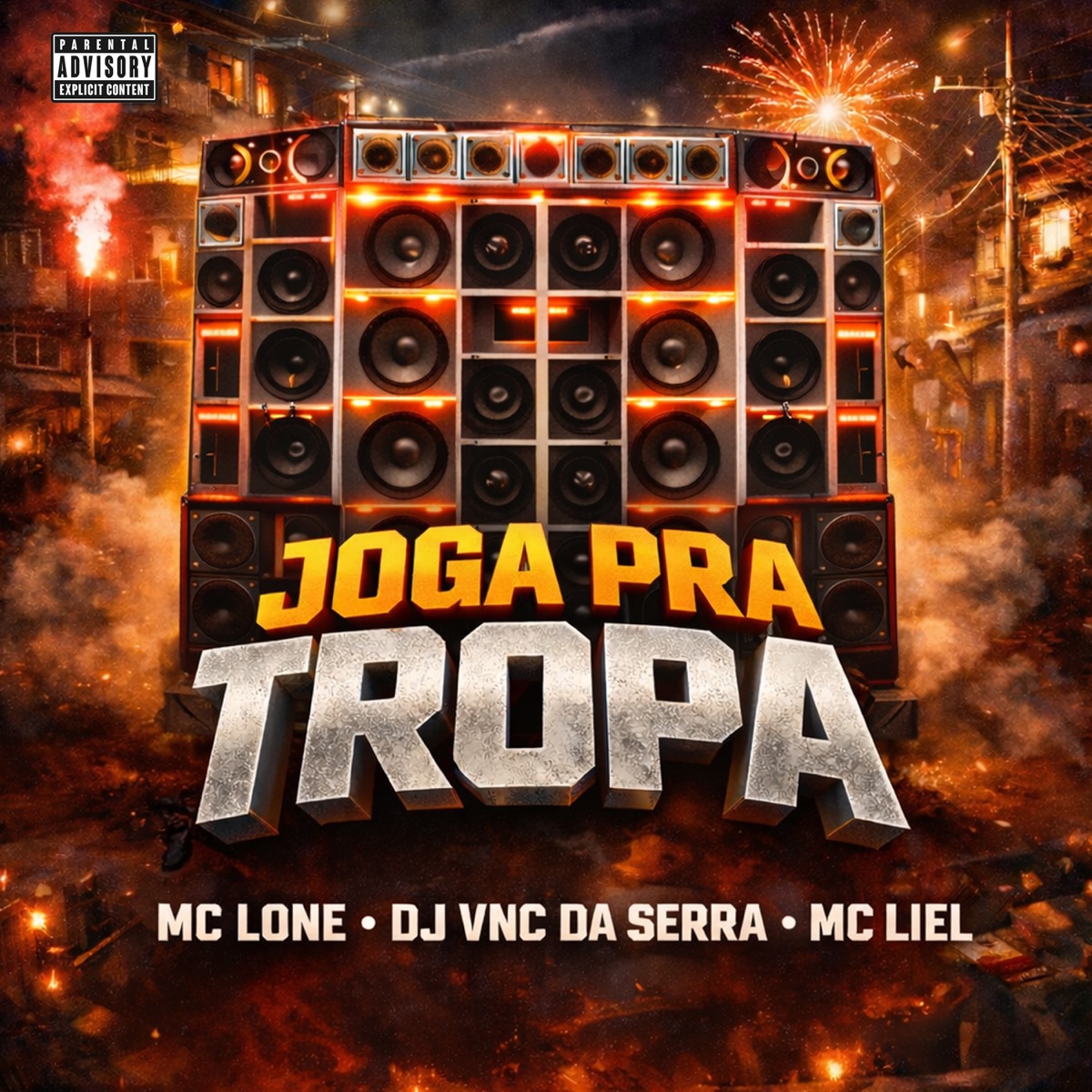 Joga Pra Tropa - Single by MC LONE, MC LIEL & DJ VNC DA SERRA album cover