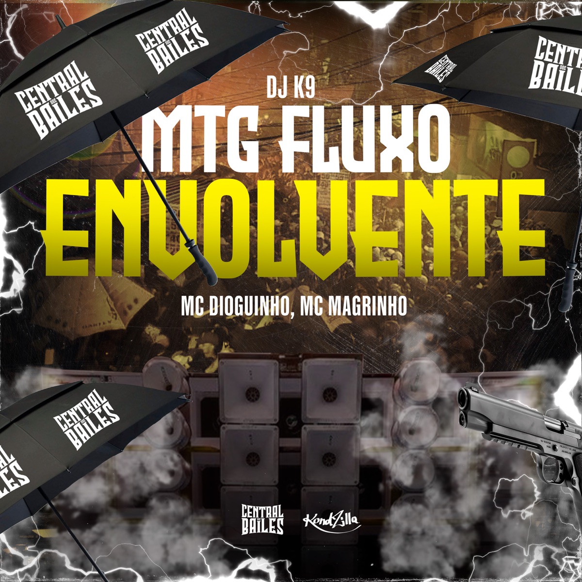 MTG Fluxo Envolvente - Single by DJ K9, MC Dioguinho & Mc Magrinho album cover