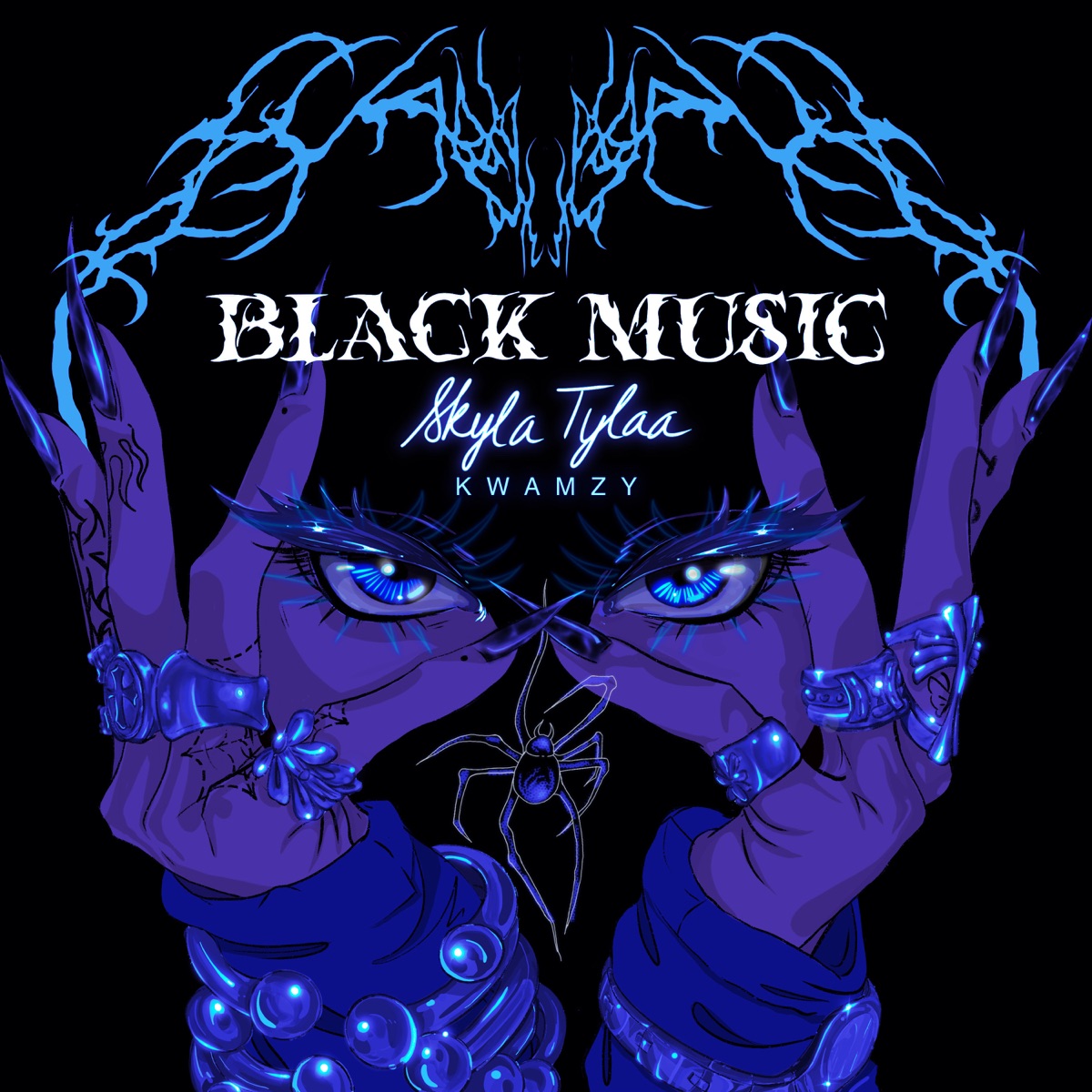 Black Music (Club Mix) - Single by Skyla Tylaa & Kwamzy album cover