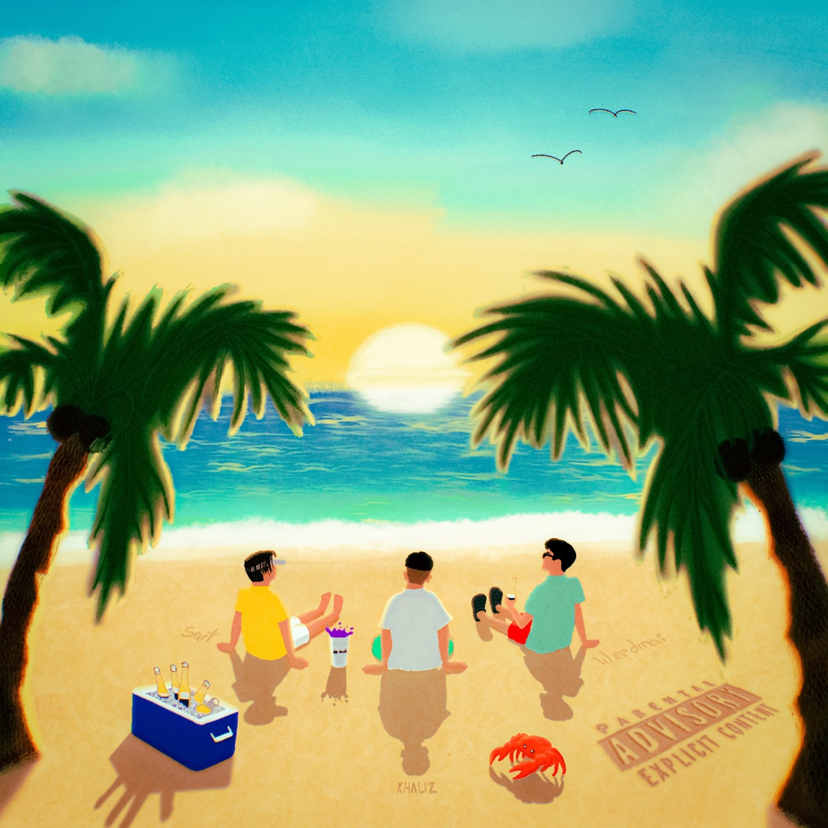 Amanecer - Single by KHALIZ, Weedmai & Sart album cover
