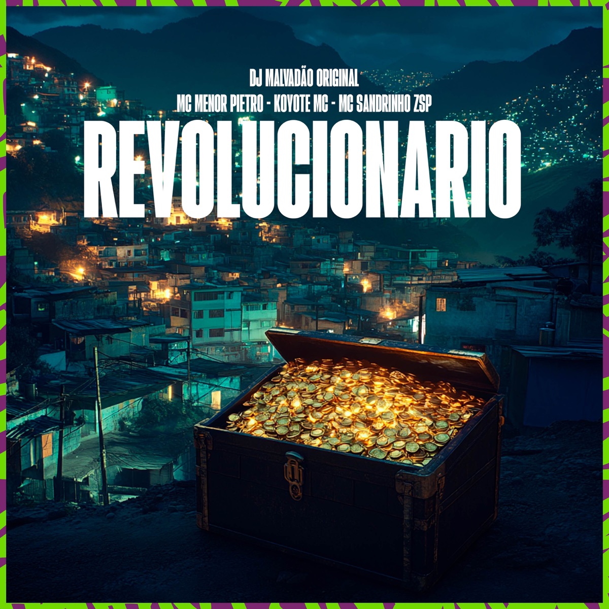 Revolucionario (feat. Dj Malvadão Original) - Single by MC Menor Pietro, Koyote Mc & Mc Sandrinho ZSP album cover