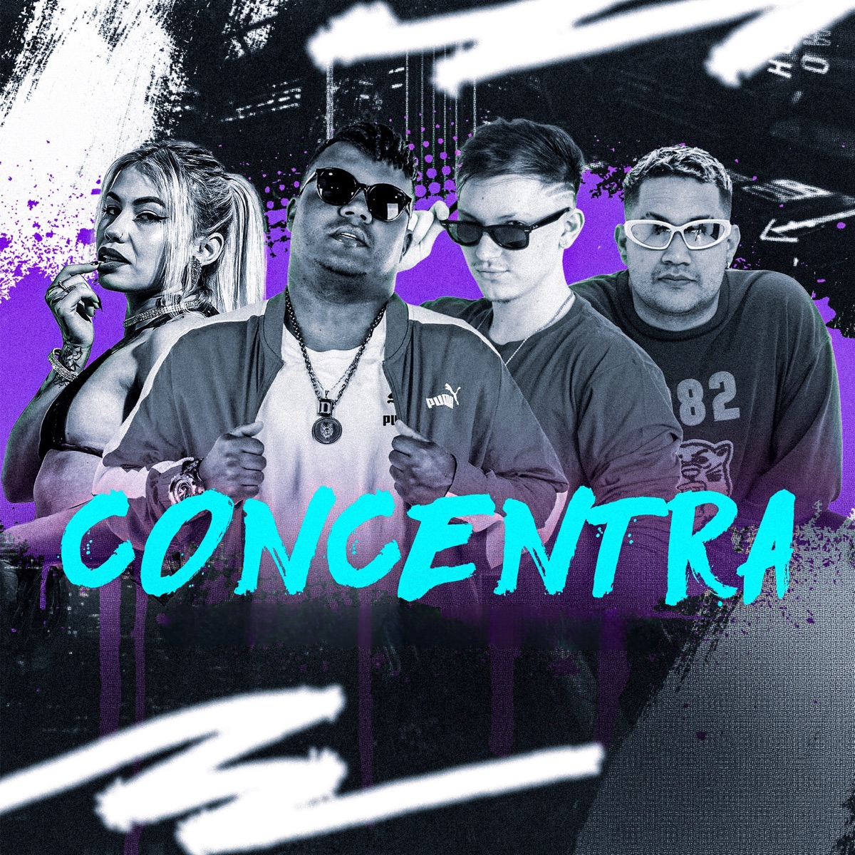 Concentra (feat. MC Erikah) - Single by MC Delux, GP DA ZL & MK no Beat album cover