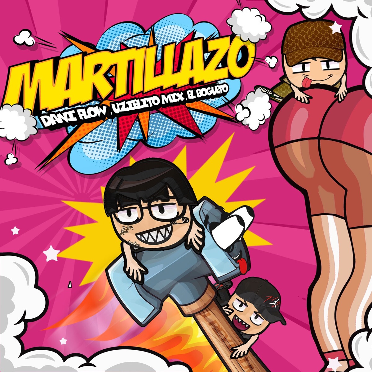 MARTILLAZO - Single by Dani Flow, El Bogueto & Uzielito Mix album cover