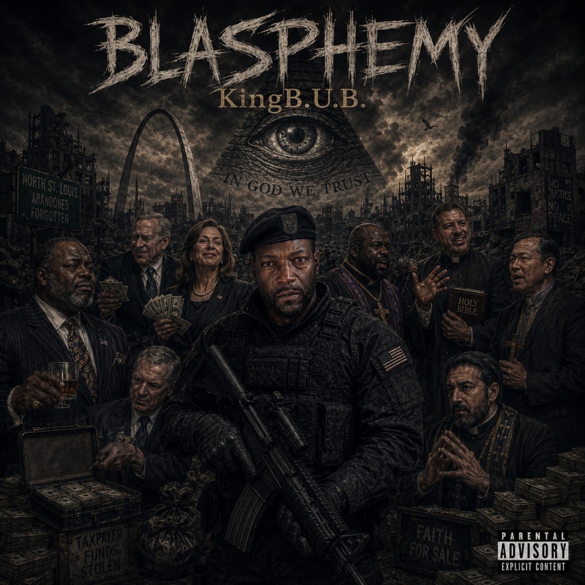 BLASPHEMY - Single by KingBUB album cover