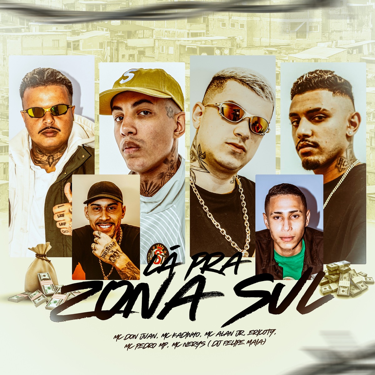 La pra Zona Sul (feat. MC ALAN JR, Mc Don Juan, Mc Nerys, Ericoty & Mc Pedro Mp) - Single by MC Kadinho album cover