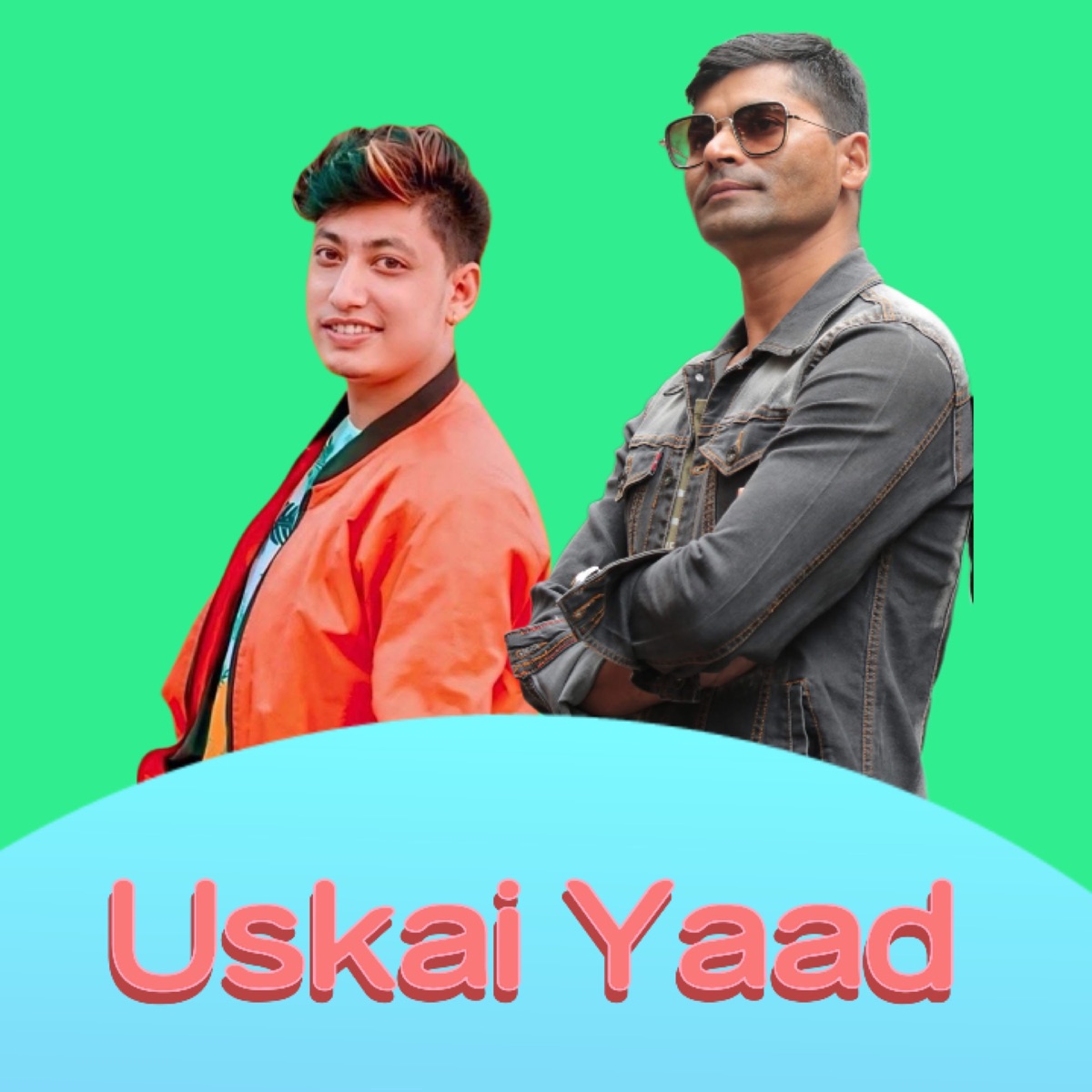 USKAI YAAD (feat. Madan Kc) - Single by Lekhraj Giri album cover