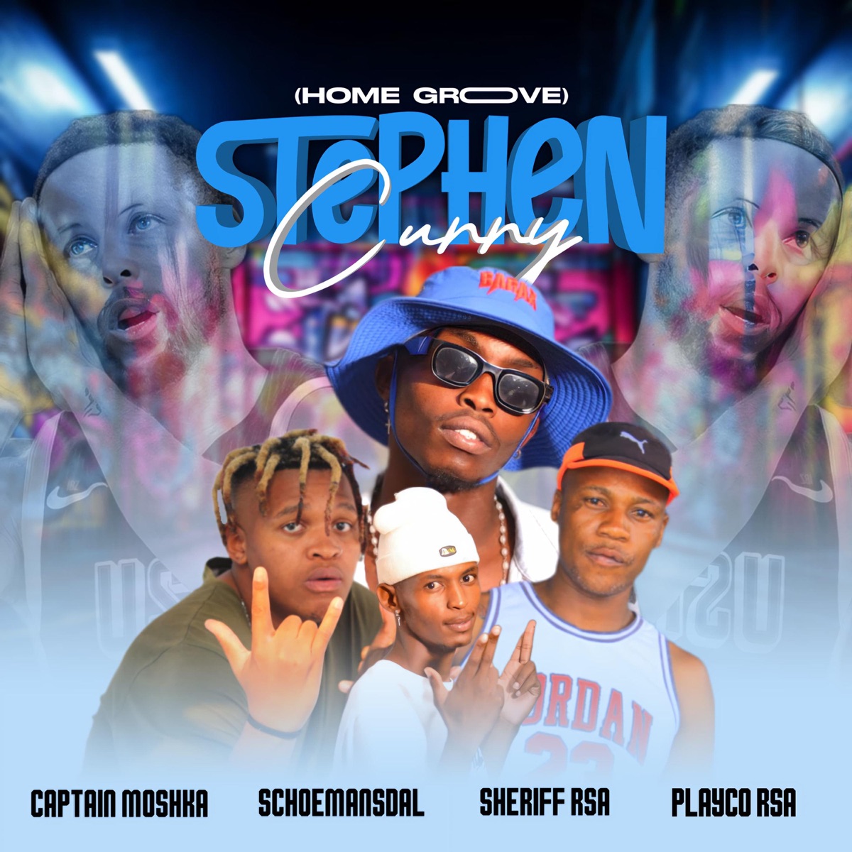 Stephen Curry (feat. Captain Moshka, Sheriff rsa & Playco rsa) - Single by Schoemansdal album cover