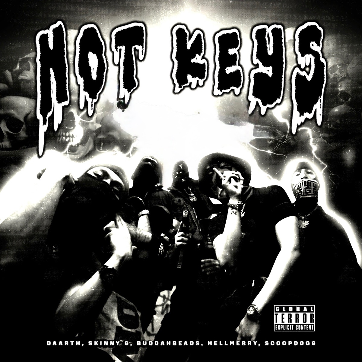 Hot Keys (feat. Daarth & Skinny G) - Single by HELLMERRY, Scoop Dogg & Buddahbeads album cover