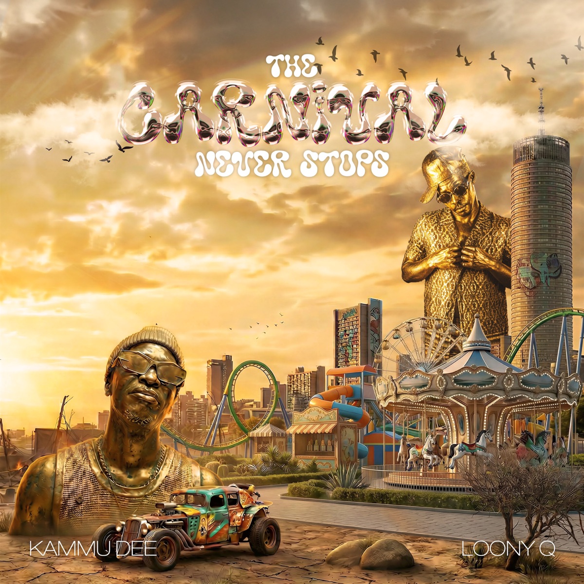 The Carnival Never Stops - EP by Kammu Dee & Loony Q album cover