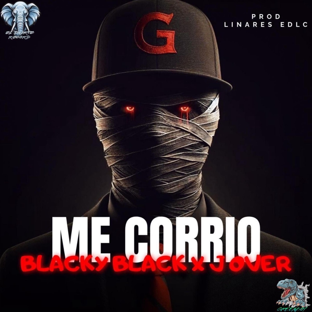 ME CORRIO (feat. J Over) - Single by Blacky Black album cover