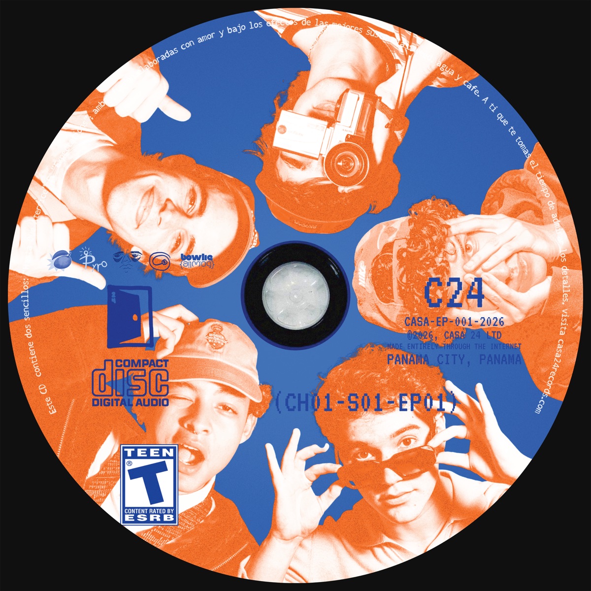 C24: S01-E01 (Pilot) [feat. Mango Blade, Pÿro, zacko, Chef Lino & bo.wlie] - Single by Casa 24 album cover