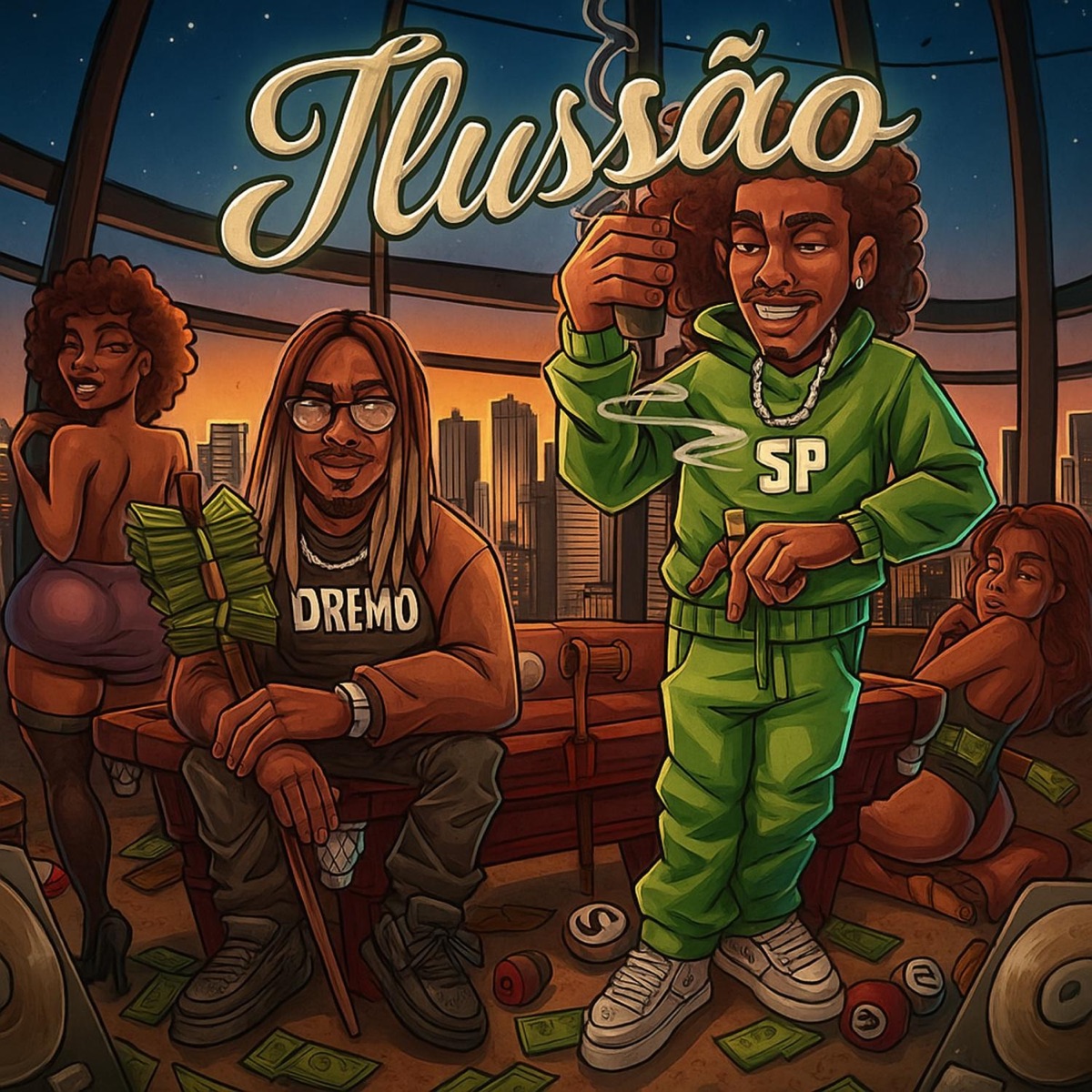 Ilusaõ - Single by MC LC SP, Inovadora do funk & Rama album cover