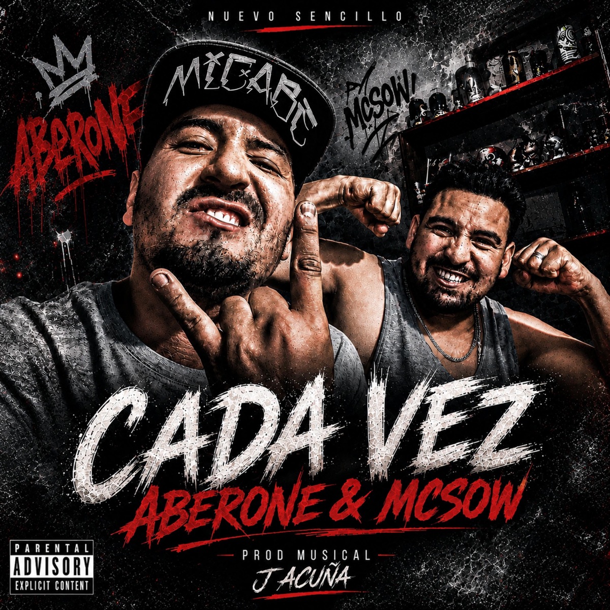 Cada vez (feat. Mc sow) - Single by Aberone album cover