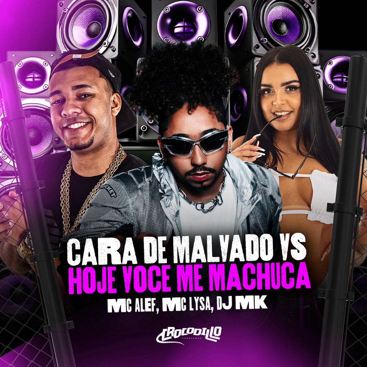 Cara de Malvado Vs Hoje Você Me Machuca - Single by Mc Aleff, Mc Lysa & DJ MK album cover
