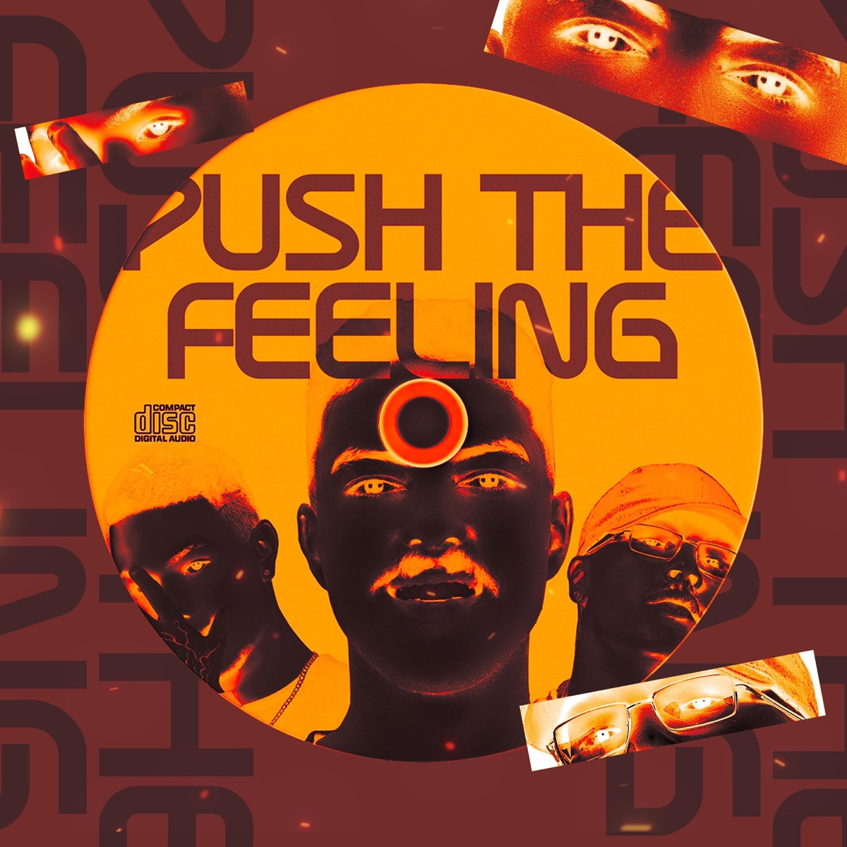 MEGA PUSH THE FEELING - Single by DJ FRACARI album cover