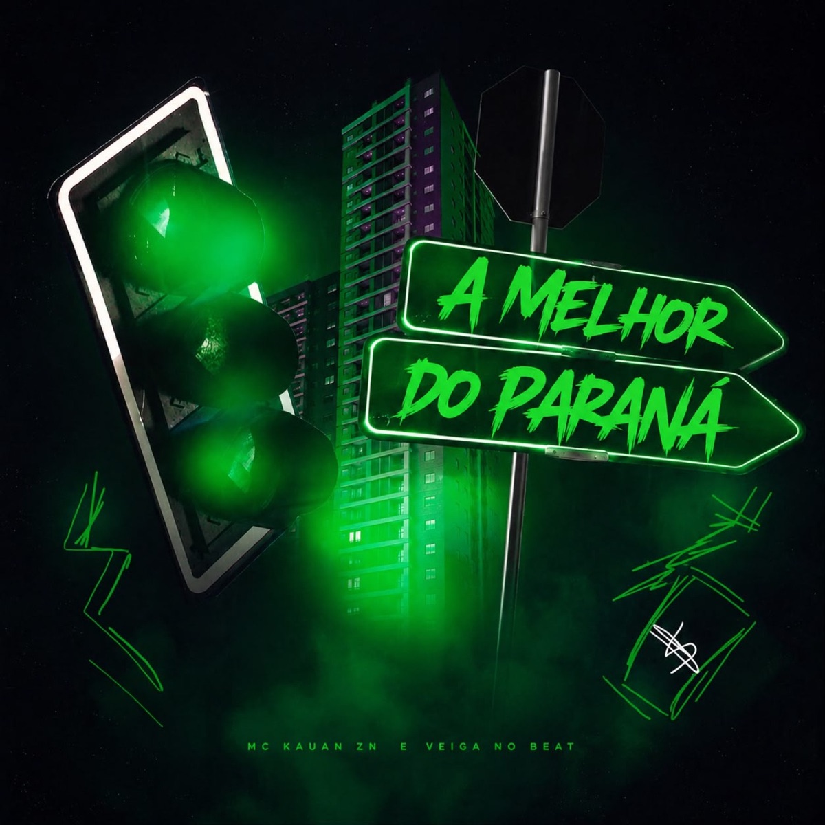 A Melhor do Paraná - Single by MC Kauan ZN & DJ Veiga no Beat album cover