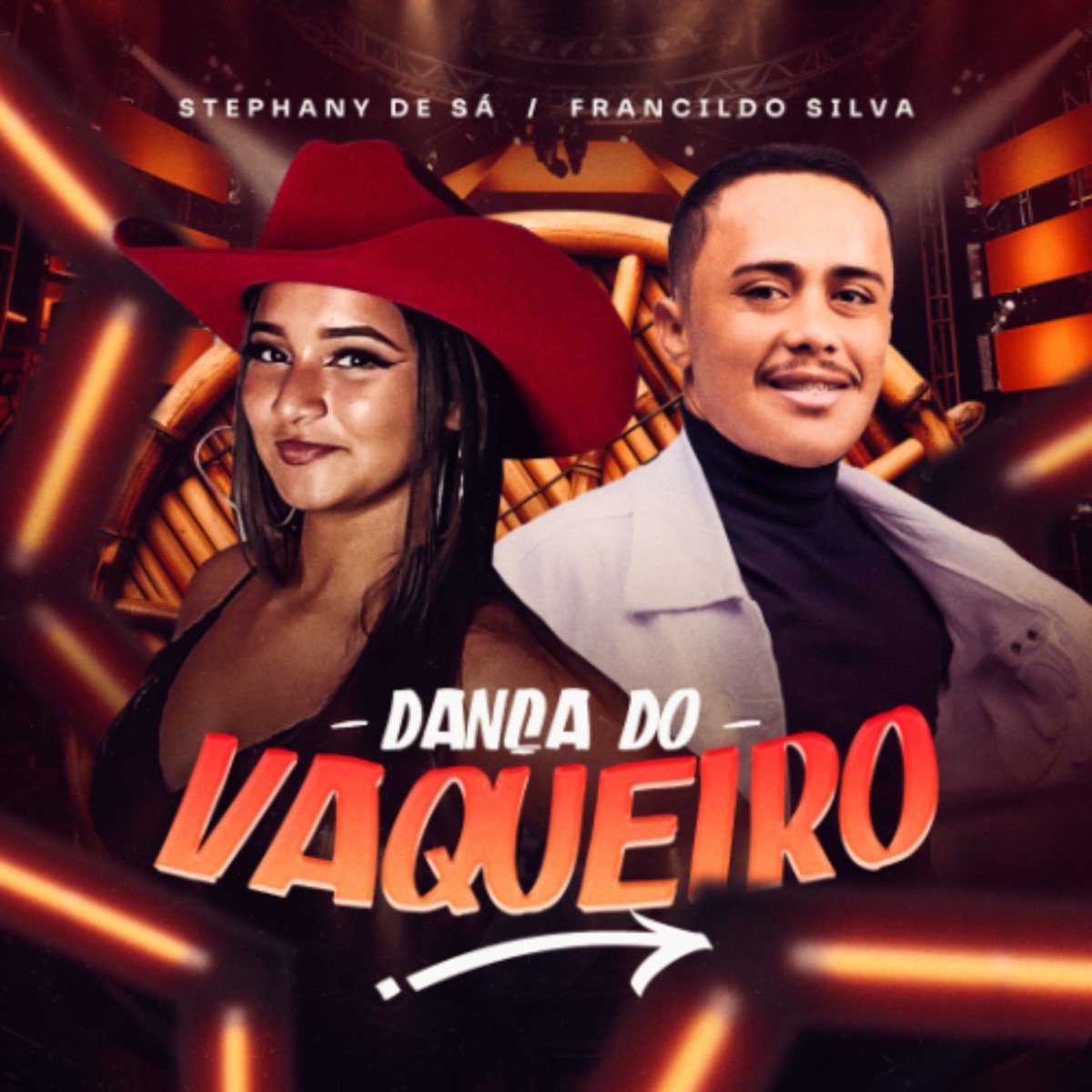 Dança do Vaqueiro - Single by Francildo Silva & Stephany de Sá album cover
