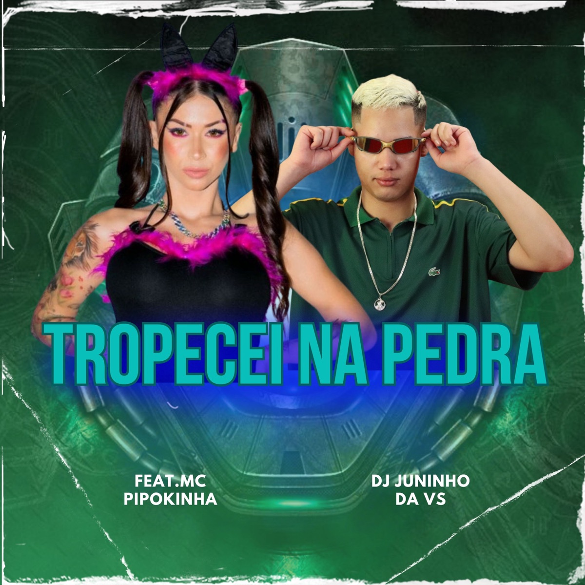 TROPECEI NA PEDRA (feat. MC Pipokinha) - Single by DJ JUNINHO DA V.S album cover