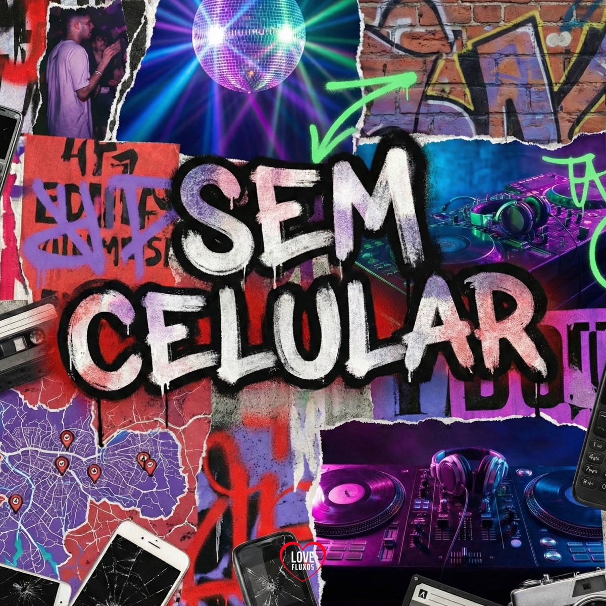 Sem Celular - Single by DJ FV, MO74, Mc Lucas MDS & MC Tchelo ZN album cover