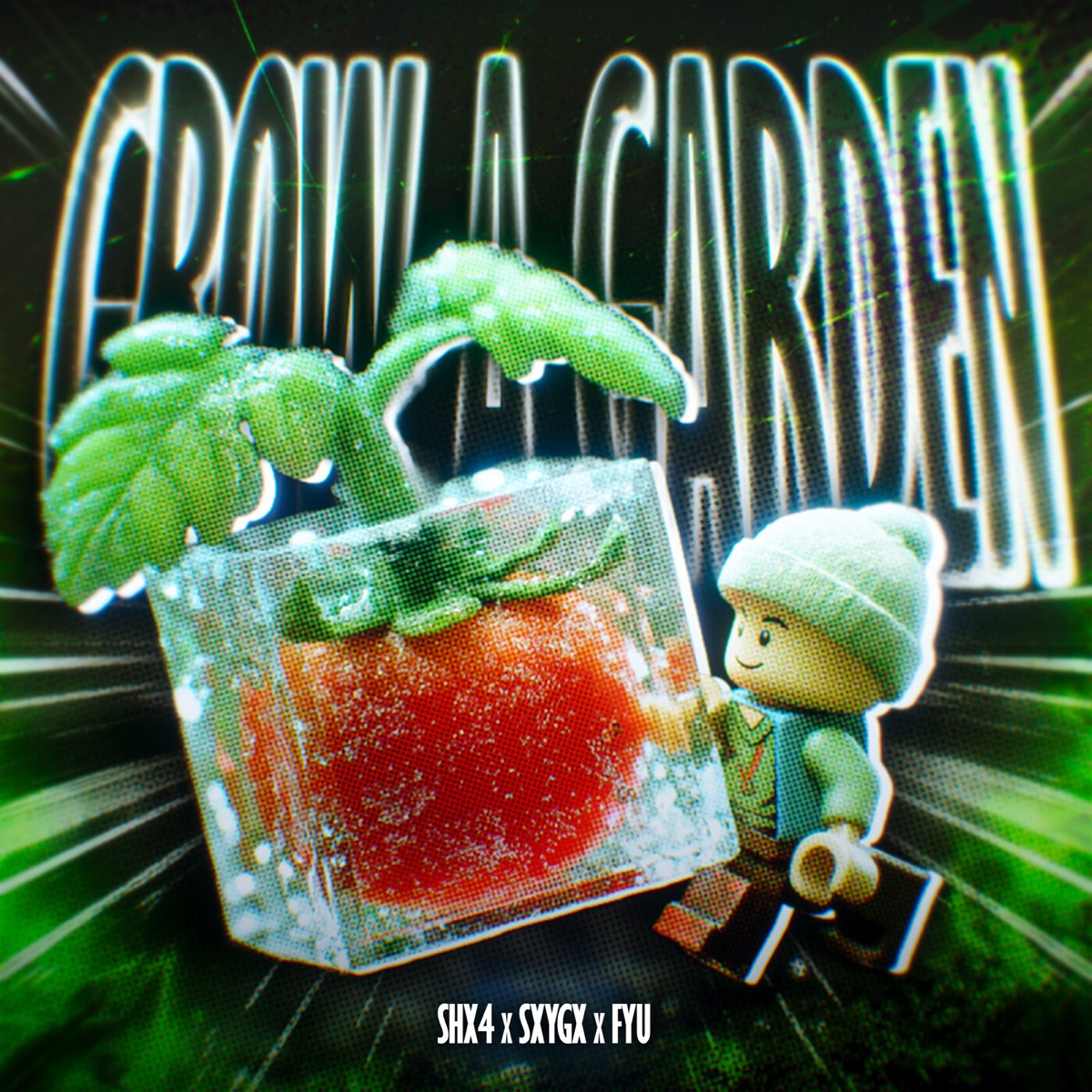 GROW A GARDEN FUNK - EP by SHX4, SXYGX & FYU album cover