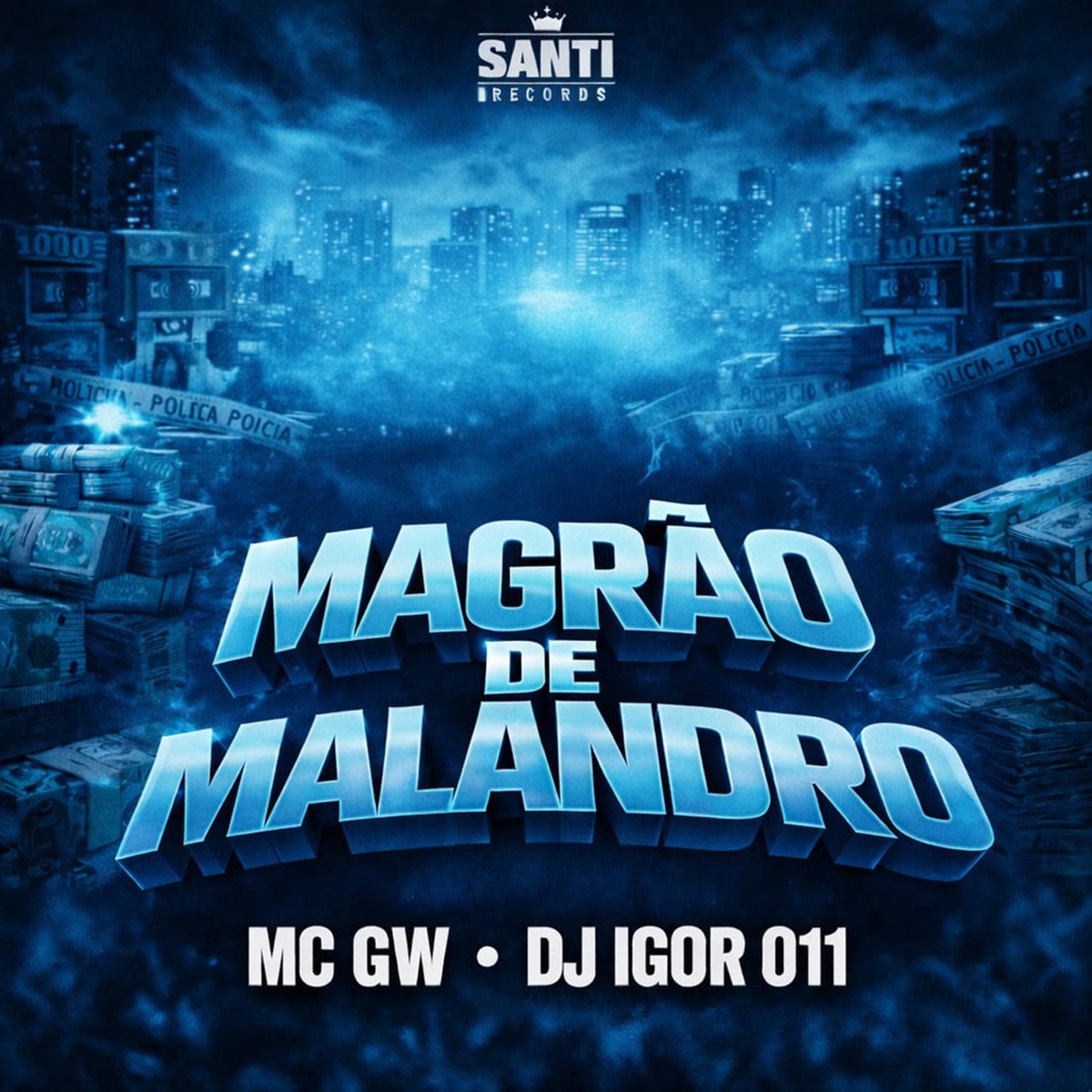 Magrão De Malandro - Single by DJ IGOR 011 & Mc Gw album cover