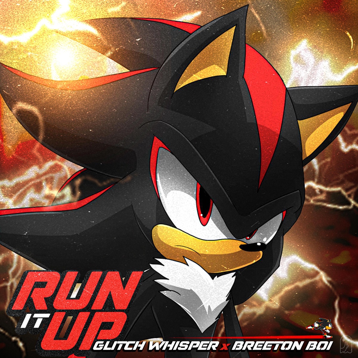 Run It Up (Shadow The Hedgehog) - Single by Glitch Whisper, Breeton Boi, GameboyJones & Thrizzy album cover