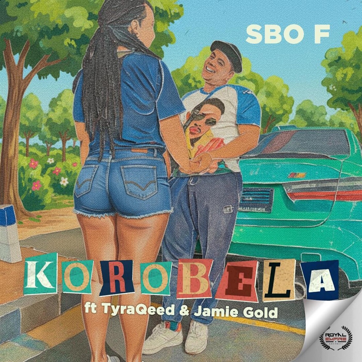 Korobela (feat. Tyraqeed & Jamie Gold) - Single by Sbo F album cover