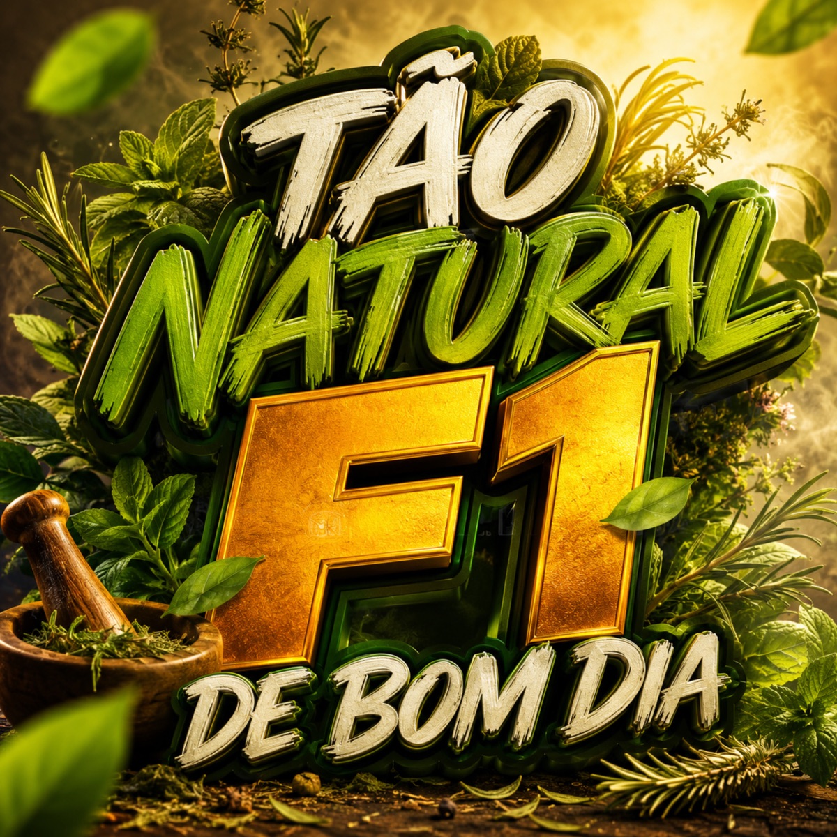 Tão Natural F1 de Bom Dia - Single by Dj LP Do Anjão album cover