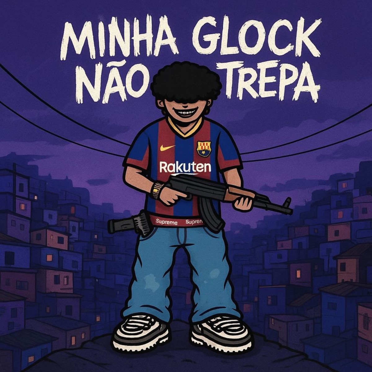 Minha Glock Não Trepa - Single by DJ PV do SI, Mc Lukinha da Lacoste & Jovem Venôm album cover
