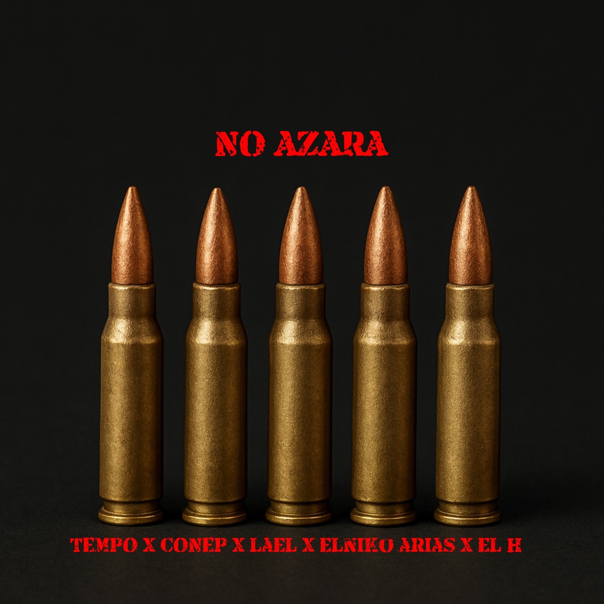 NO AZARA (feat. El H) - Single by Tempo, Conep, Elniko Arias & Lael album cover