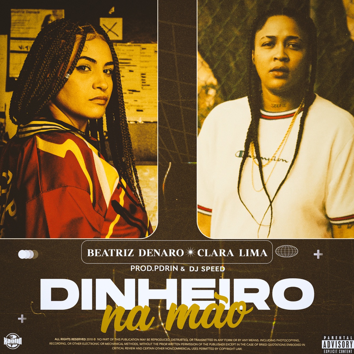 Dinheiro na Mão - Single by Beatriz Denaro, Clara Lima, prodPdrin & DJ Speed album cover