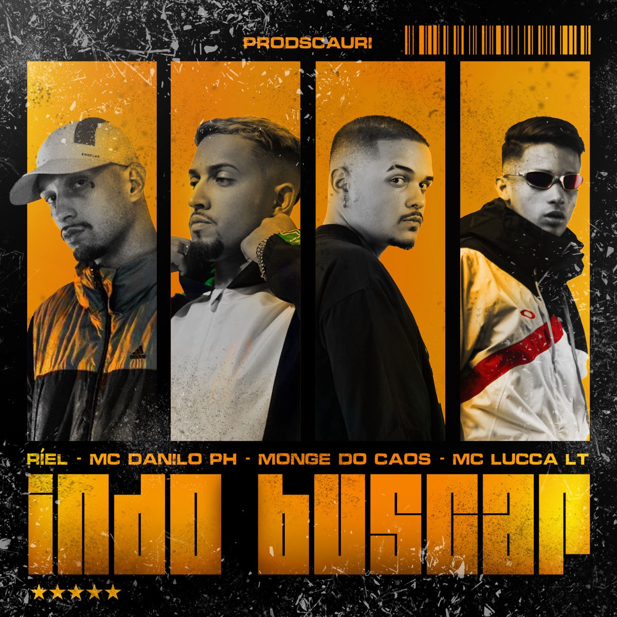 Indo Buscar (feat. Monge do Caos) - Single by RÍEL, Mc lucca LT & Mc Danilo PH album cover