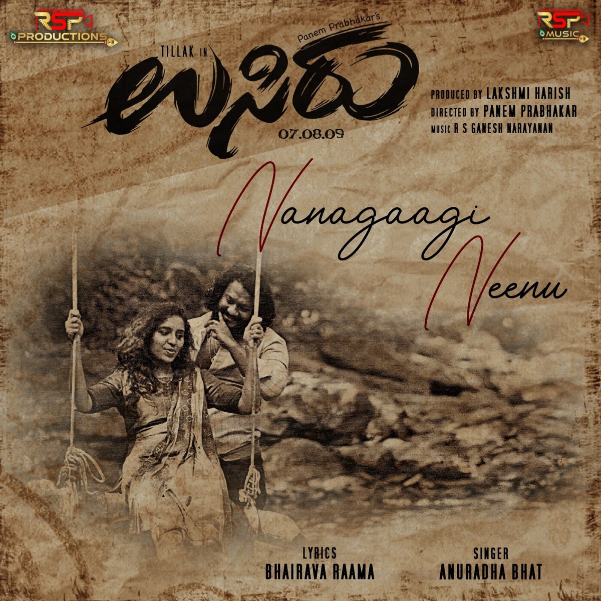 Nanagaagi Neenu (From "Usiru") [Original Motion Picture Soundtrack] [Female Version] - Single by Anuradha Bhat & R. S. Ganesh Narayanan album cover