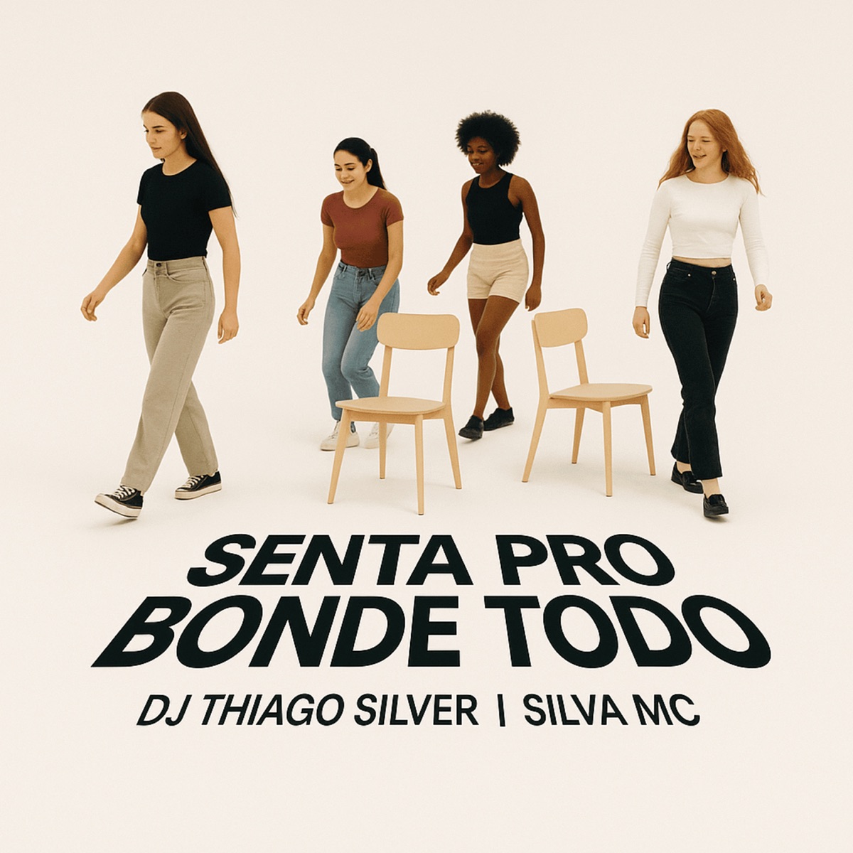 Senta pro Bonde Todo - Single by DJ Thiago Silver & Silva MC album cover