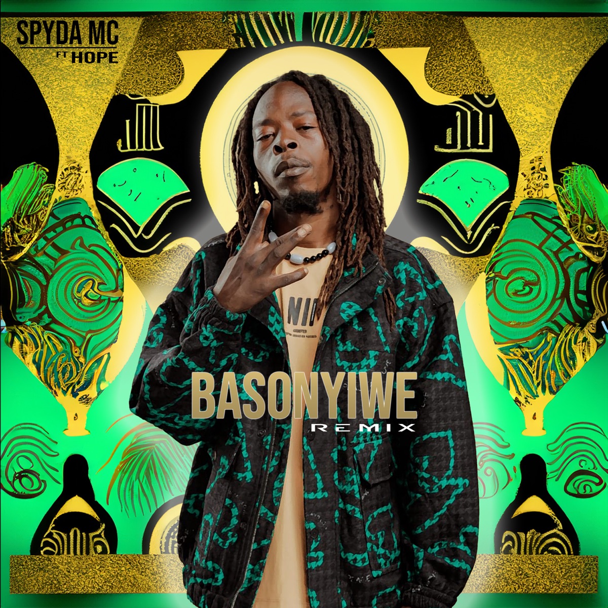 Basonyiwe (Remix) [feat. HOPE] - Single by Spyda Mc & Blinded Beats album cover
