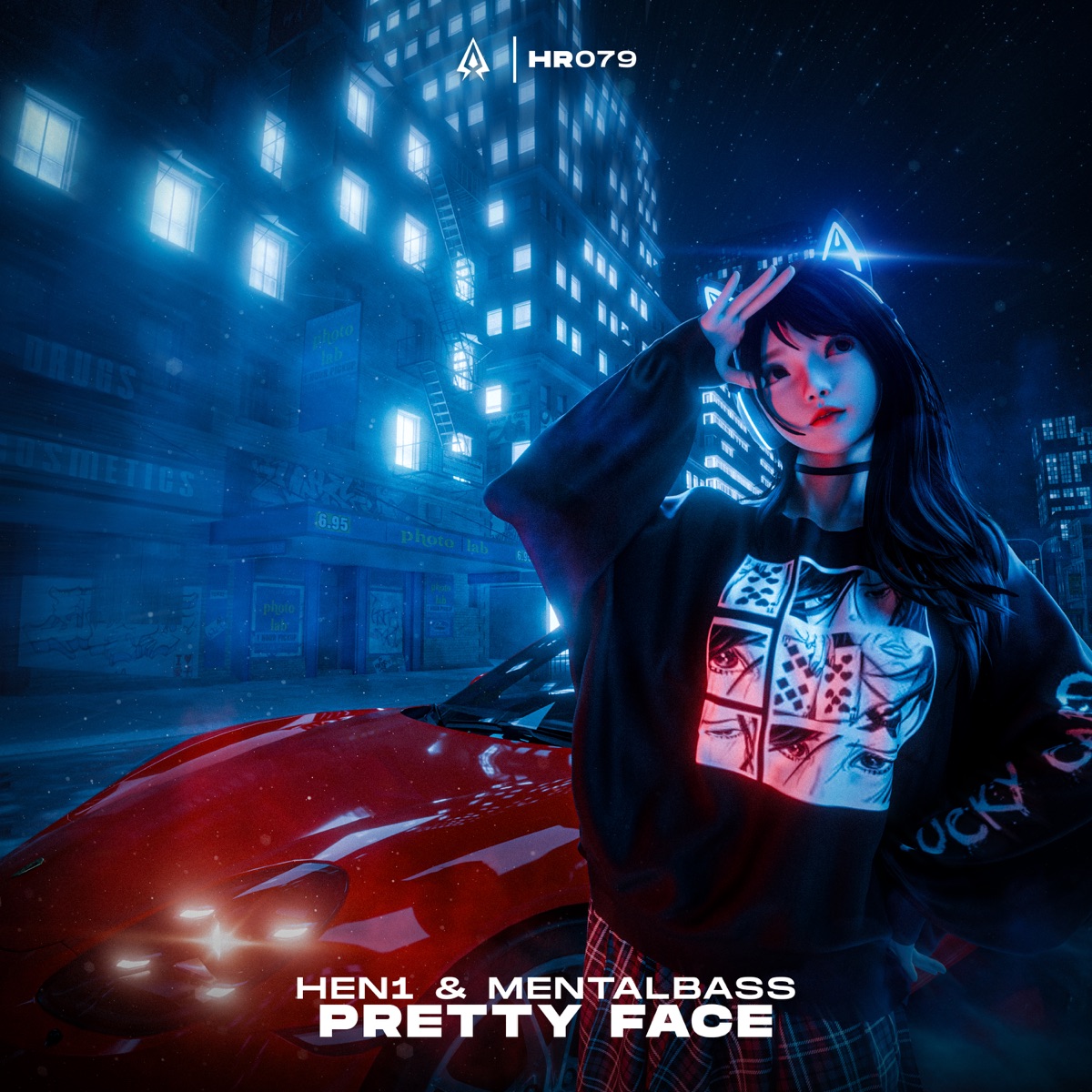 Pretty Face (Radio Edit) - Single by HEN1, MentalBass & HIGHER RECORDINGS album cover