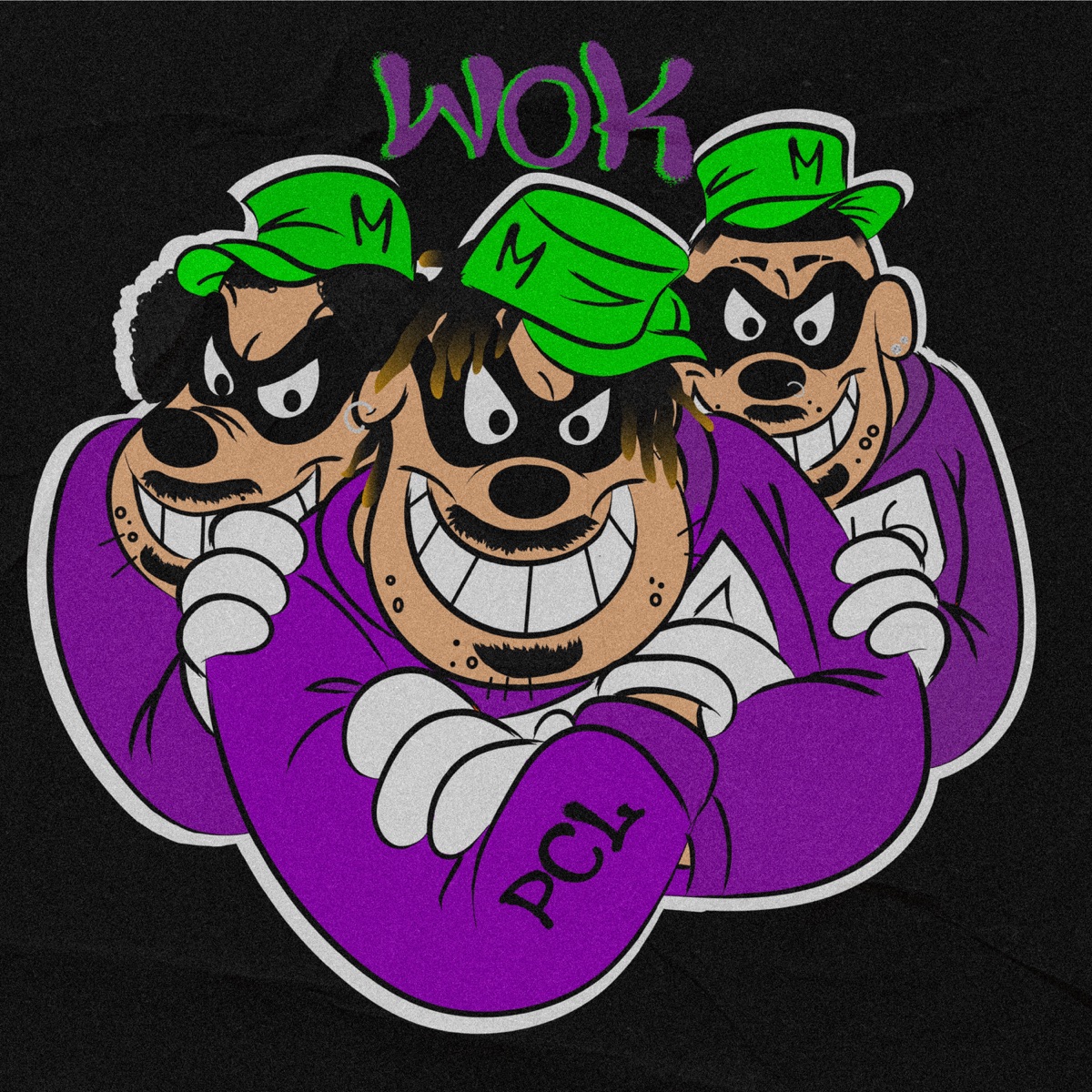 WOK (feat. Minemlc & Marocs) - Single by m4tt & pcl album cover