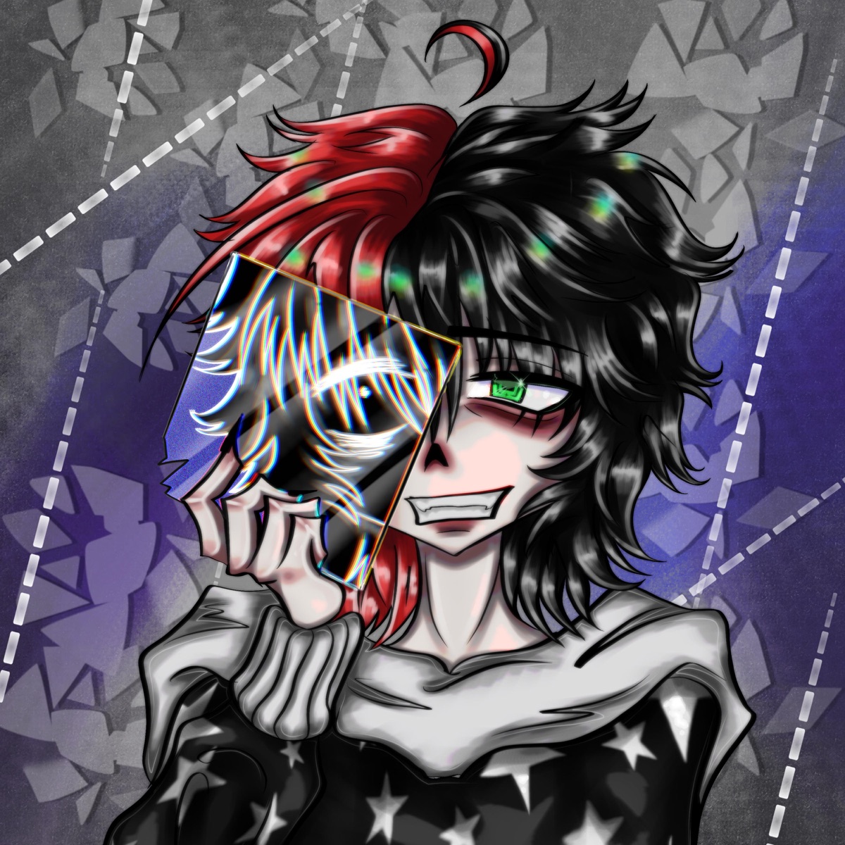 gl1tchin///oUt (feat. sss3ido!) - Single by ap47hyc0r3 album cover