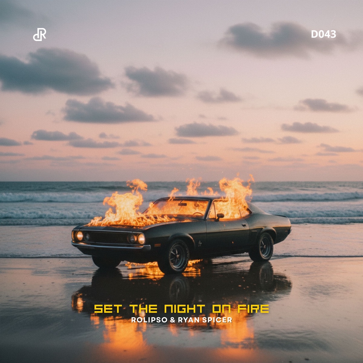 Set The Night On Fire - Single by Rolipso & Ryan Spicer album cover