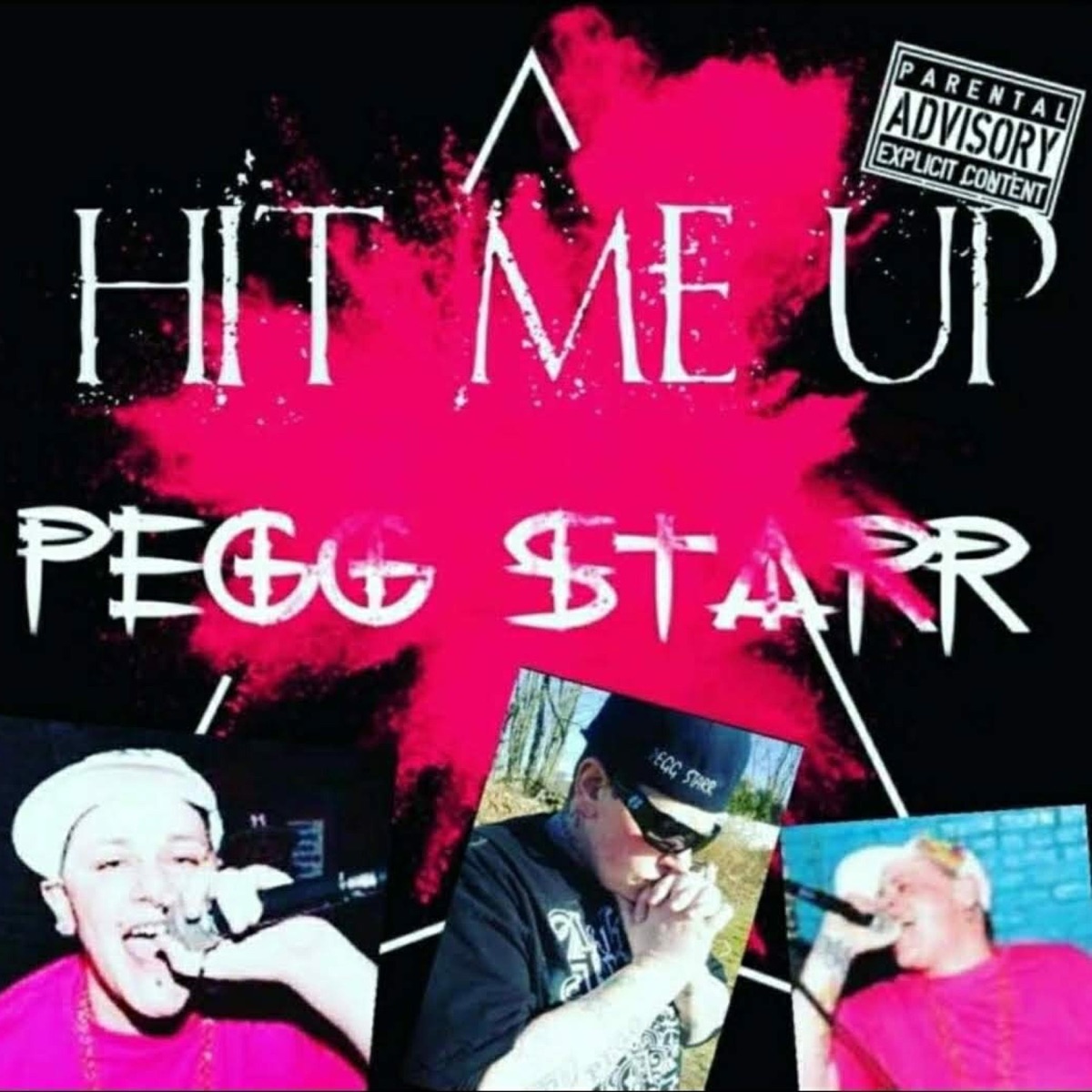 Hit Me Up - Single by Pegg Starr album cover