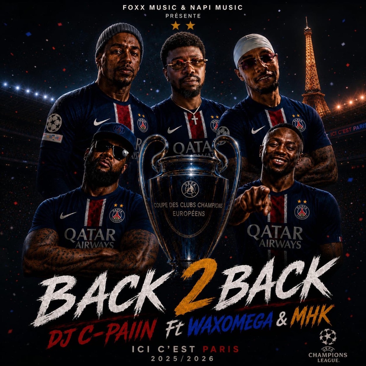 Back 2 Back (feat. Waxomega & MHK) - Single by DJ C-PAIIN album cover