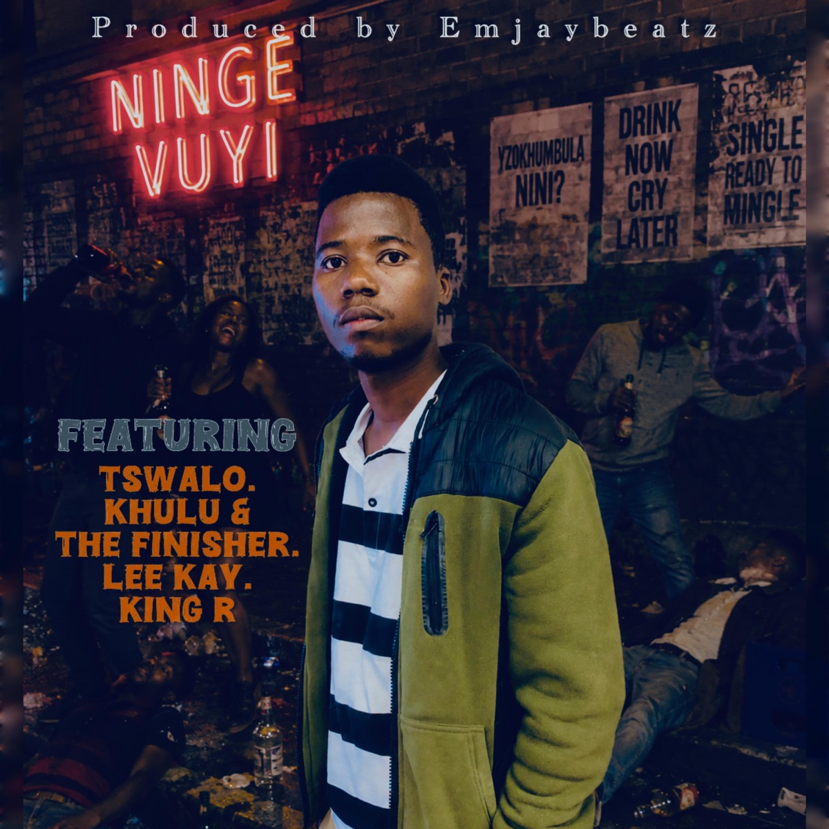 Ninge vuyi)va boti va vibe (feat. Tswalo, The finisher, Khulu, Lee kay & King r) - Single by Emjaybeatz album cover