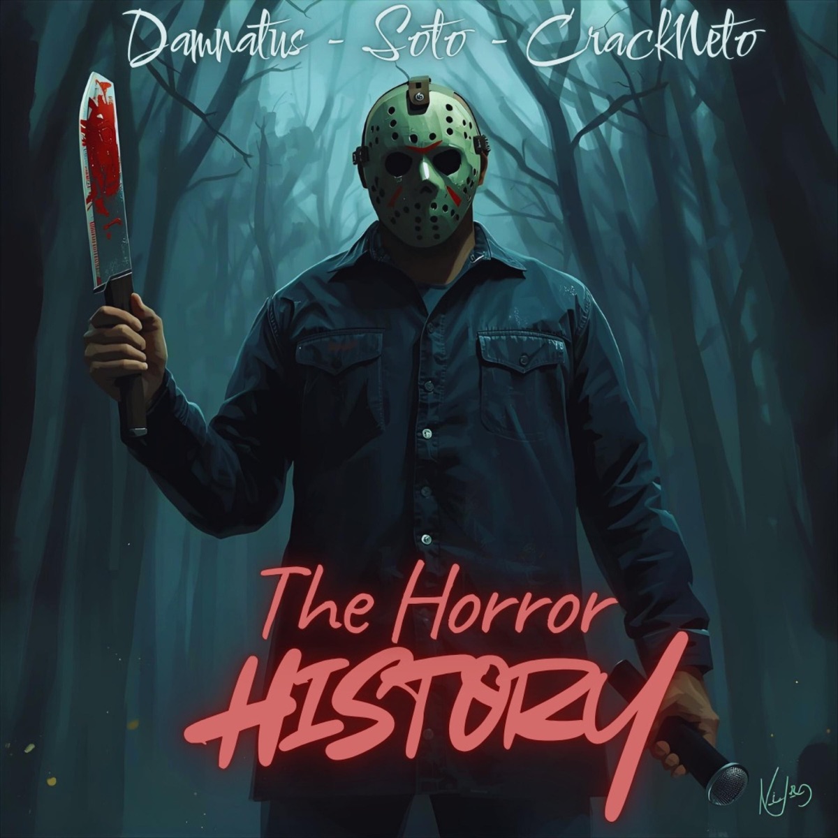 The Horror History (feat. CrackNeto & Soto Rx) - Single by Damnatus album cover