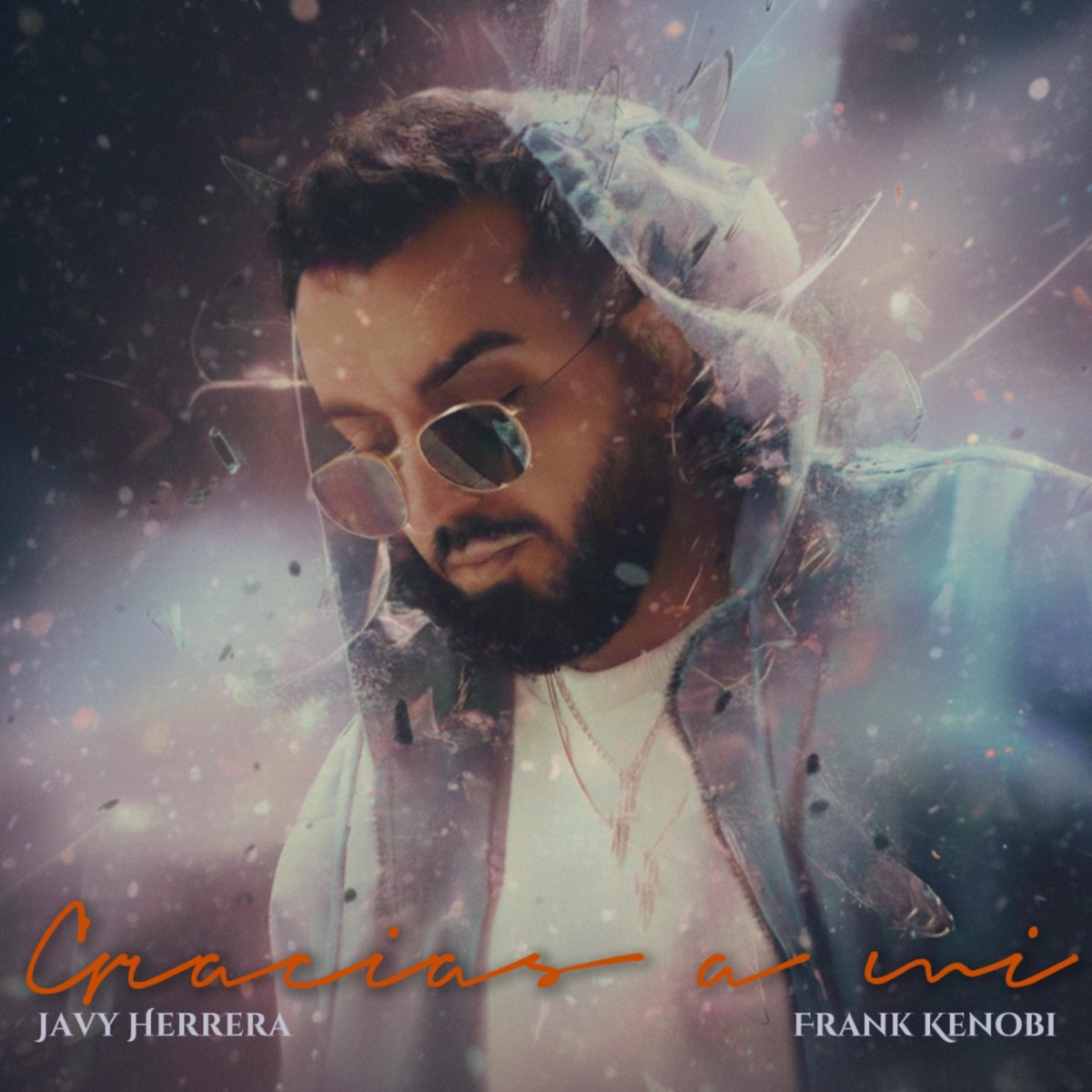 Gracias a mí - Single by Javy Herrera & Frank Kenobi album cover